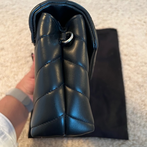 LOULOU TOY STRAP BAG IN QUILTED "Y" LEATHER - Picture 3 of 11